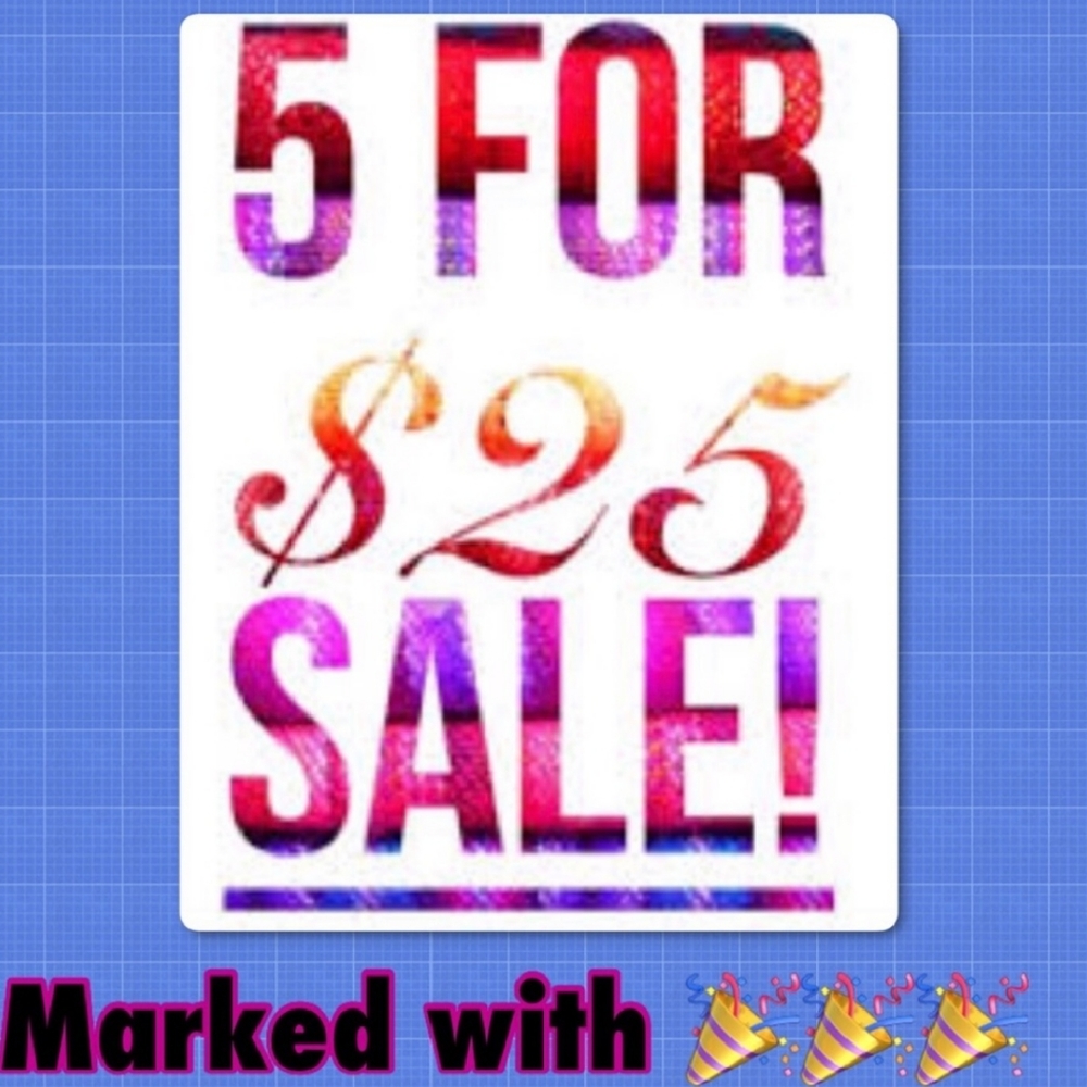 Sale 🎉5/$25🎉